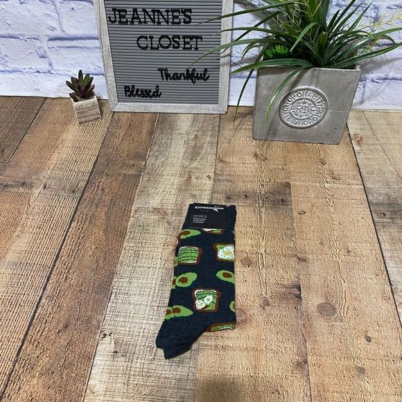 Expressions Avacado Toast Socks - Picture 3 of 4